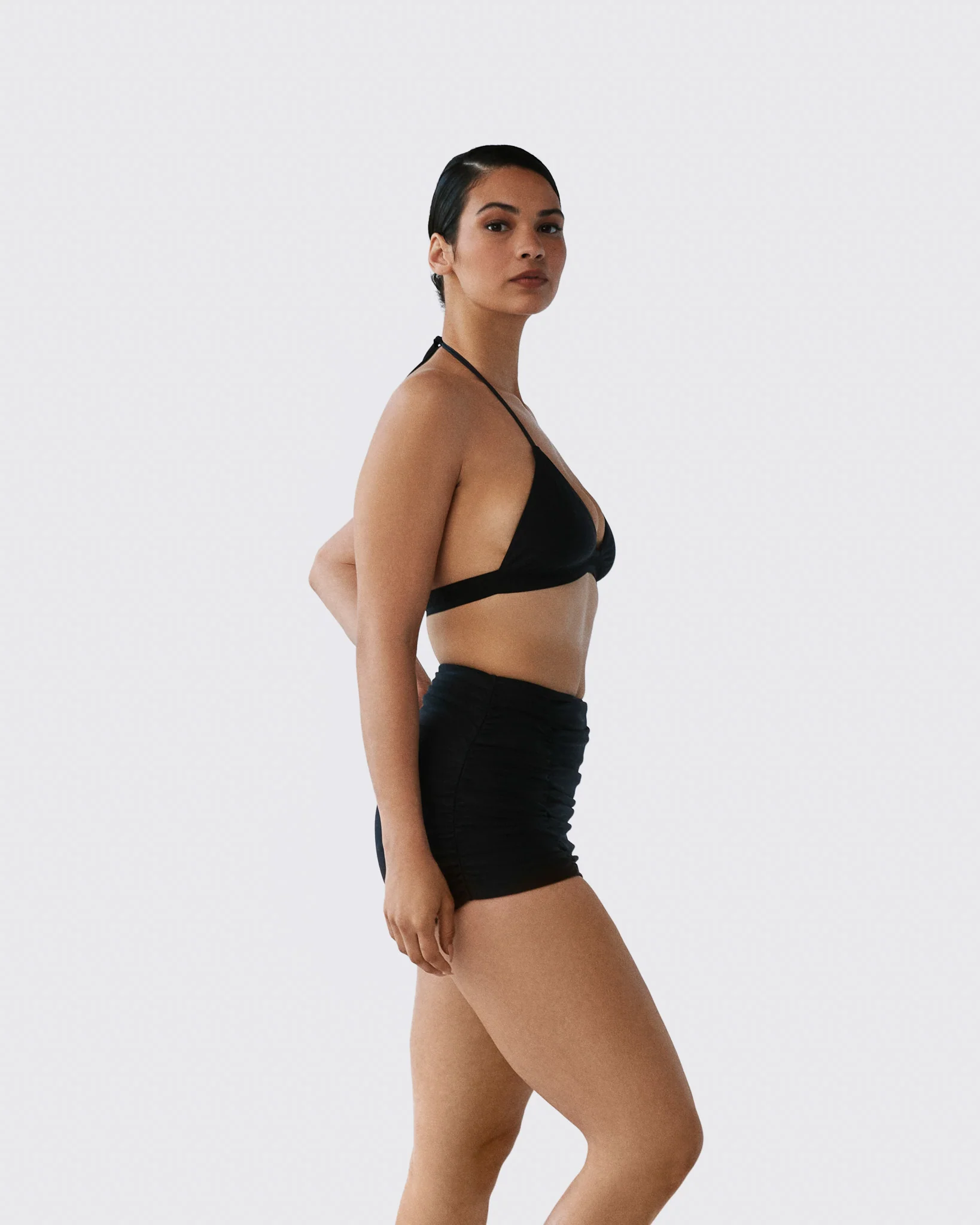Ruched Swim Skirt - Image 4